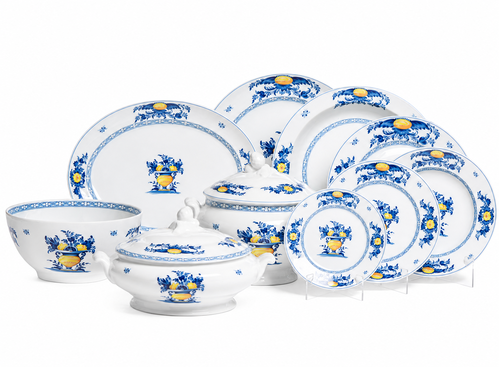 Conjunto de Porcelana Comemorativo – 10 Peças